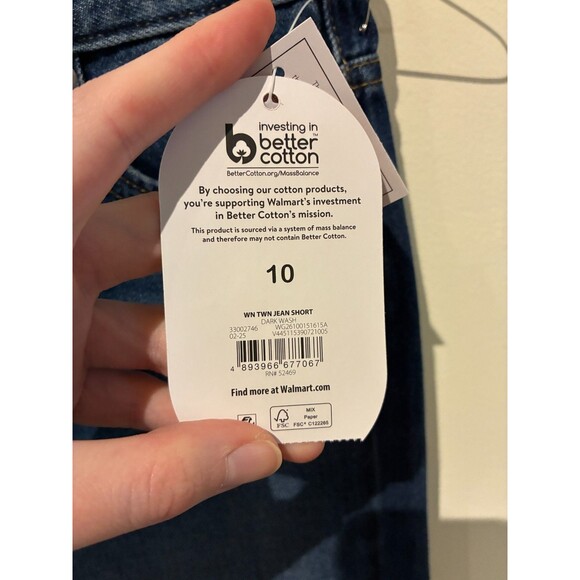 NWT Wonder Nation Denim Shorts - Boy's 10 - Picture 4 of 4